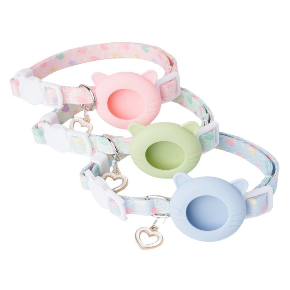 Airtag Holder Case - Verstellbares Katzen-Tracker-Halsband mit Anti-Verlust-Funktion für AirTag-Halter,