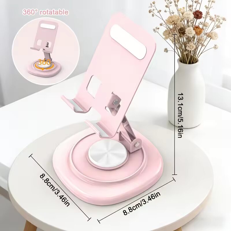 Phone Accessories And Electronics - 360 Grad Drehbarer Faltbarer Desktop-Telefonständer Tragbarer
