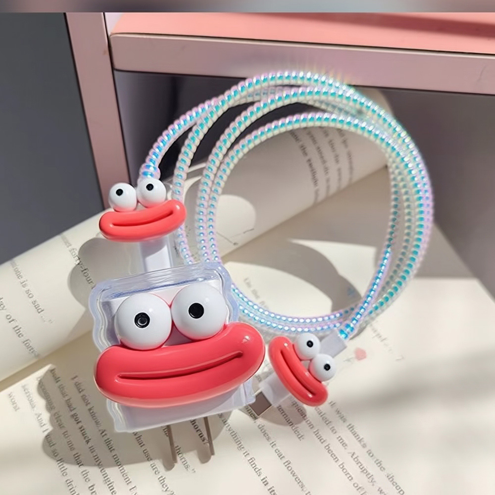 Phone Accessories Unique - Kabelschutz-Wickler Weiche Schutzhülle Zubehör für iPhone