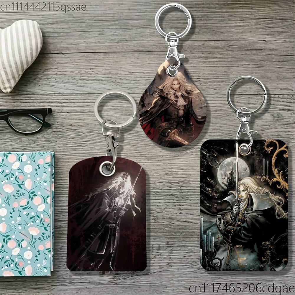 Airtag Holder Case - Anime Castlevania Alucard AirTag-Hülle Kartenhalter ID-Kreditkarten-Bankzugang