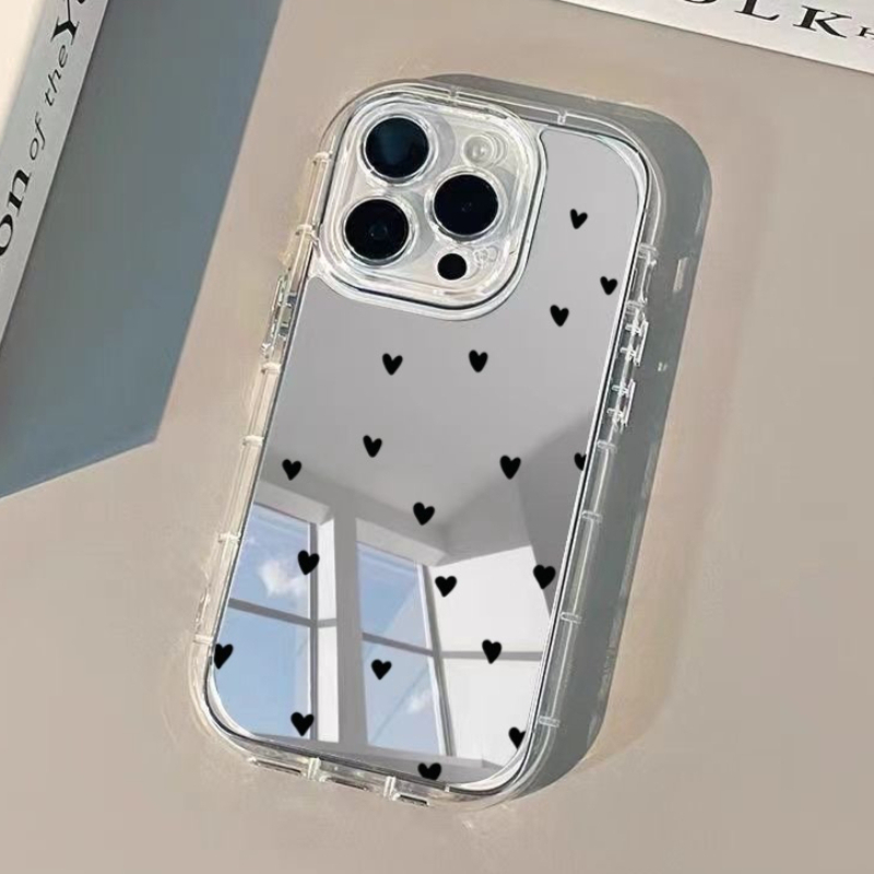 Phone Accessories Display - Vollbild-Herzmuster-Handyhülle für iPhone 17 16 15