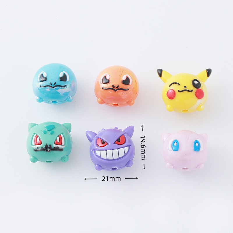 12 Stück Pokémon-Perlen DIY Ha – Phone Accessories Supplier Bewertung und Preis