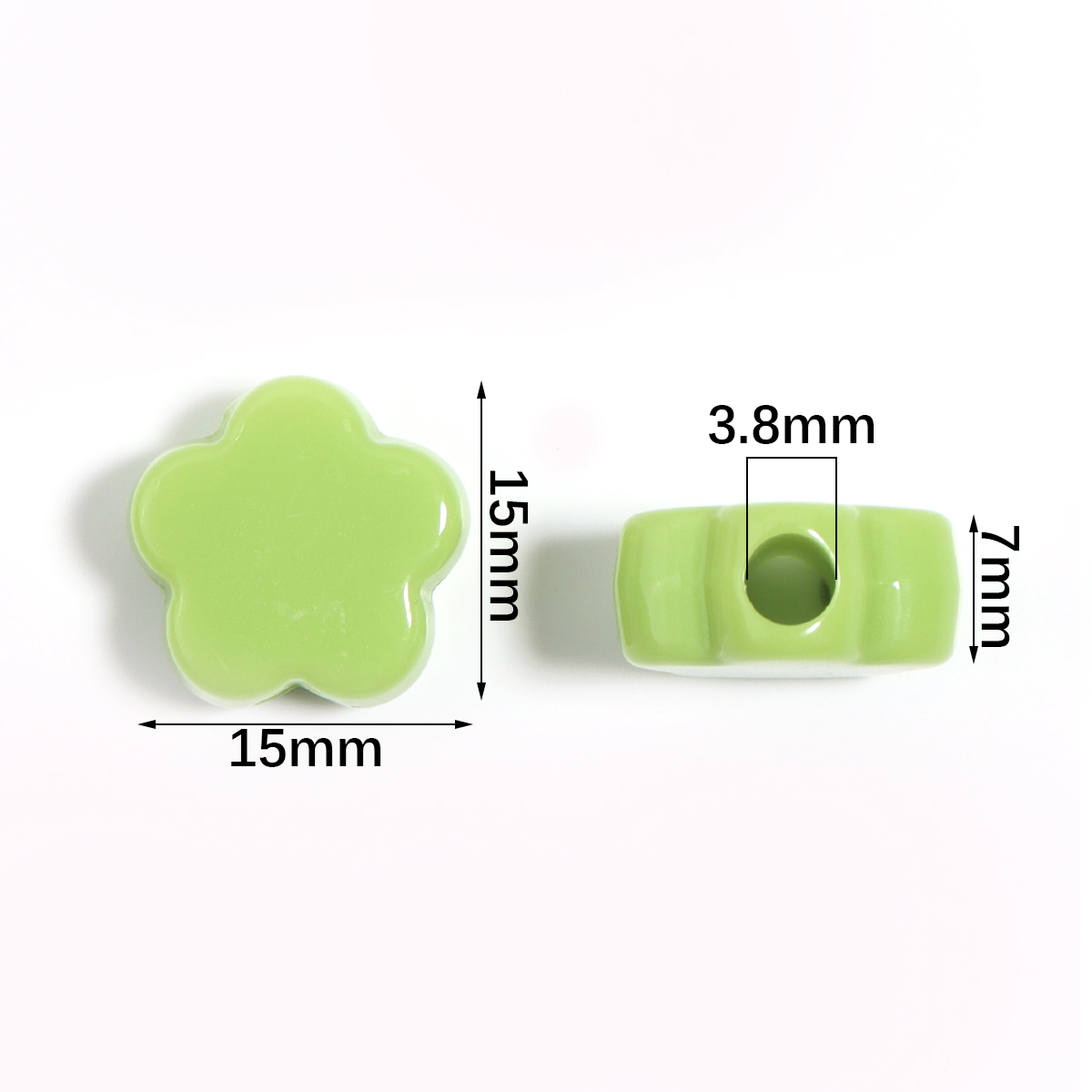 30 Stück/Beutel 15mm Acryl Ein – Phone Accessories And Electronics Bewertung und Preis