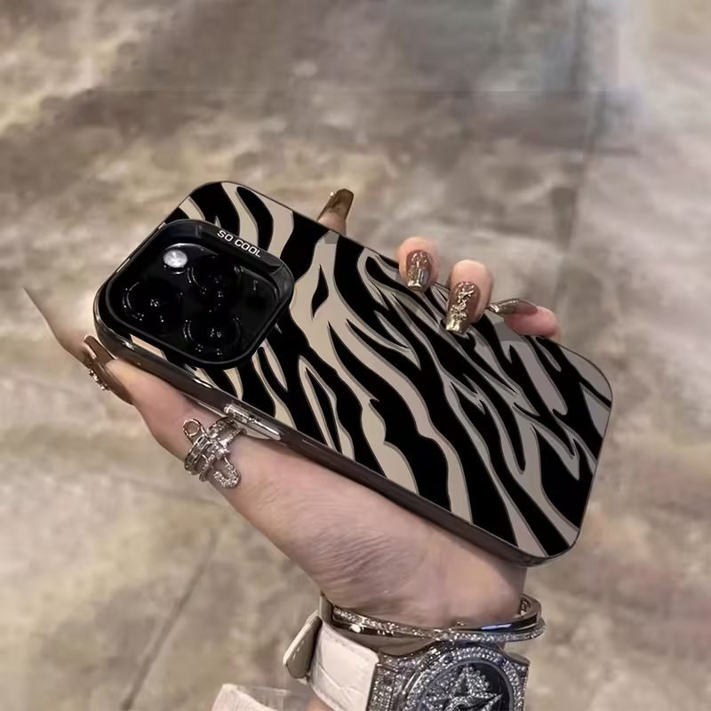 Zebra-Muster Schwarze Fortschr – Phone Accessories List Bewertung und Preis