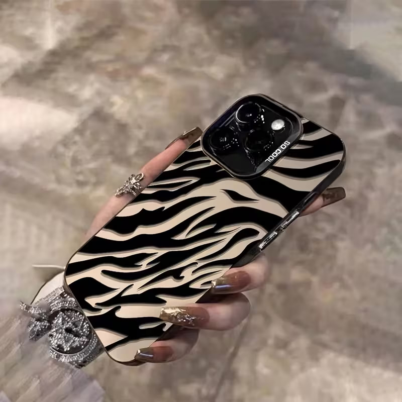 Zebra-Muster Schwarze Fortschr – Phone Accessories List Bewertung und Preis