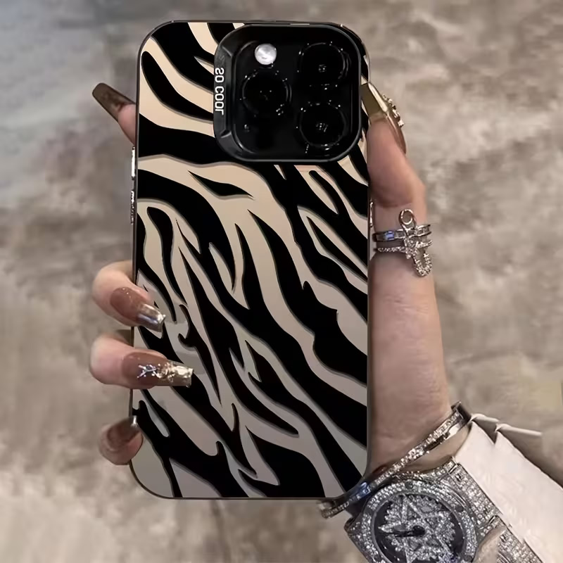 Zebra-Muster Schwarze Fortschr – Phone Accessories List Bewertung und Preis