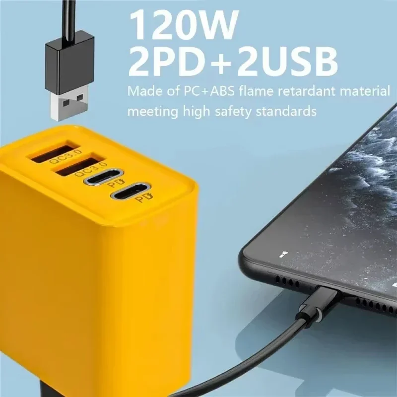 120 W 4-Ports Ultra Schnelllad – Phone Accessories Supplier Bewertung und Preis