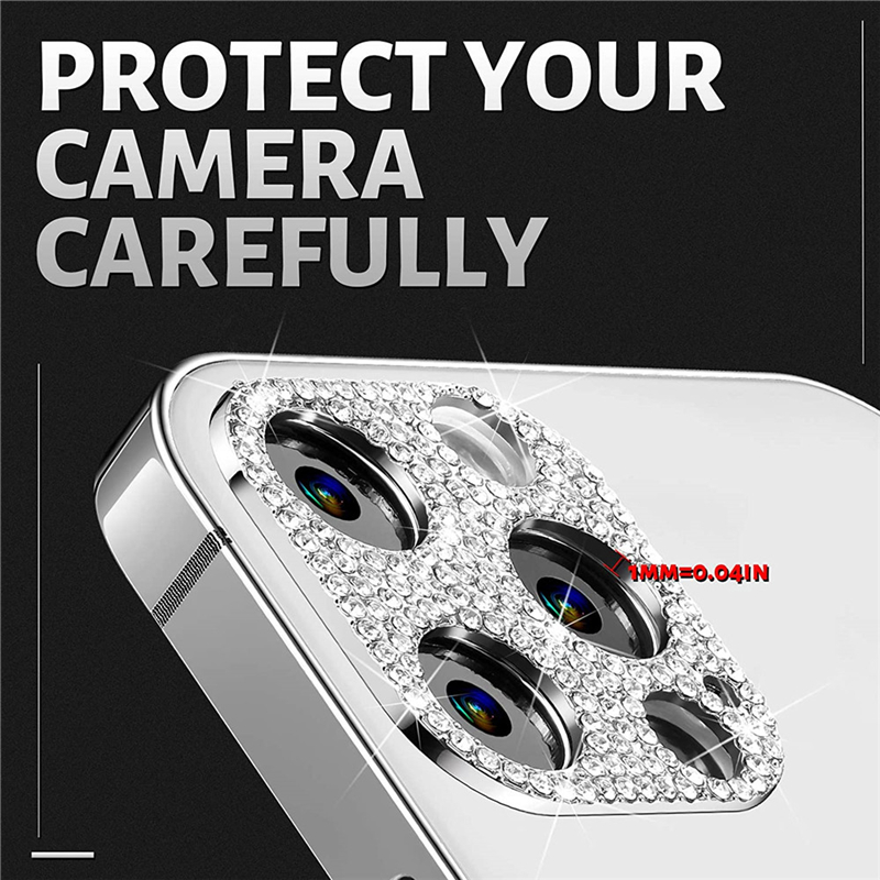 Glitzer-Diamant-Kameraobjektiv – Phone Accessories Unique Bewertung und Preis