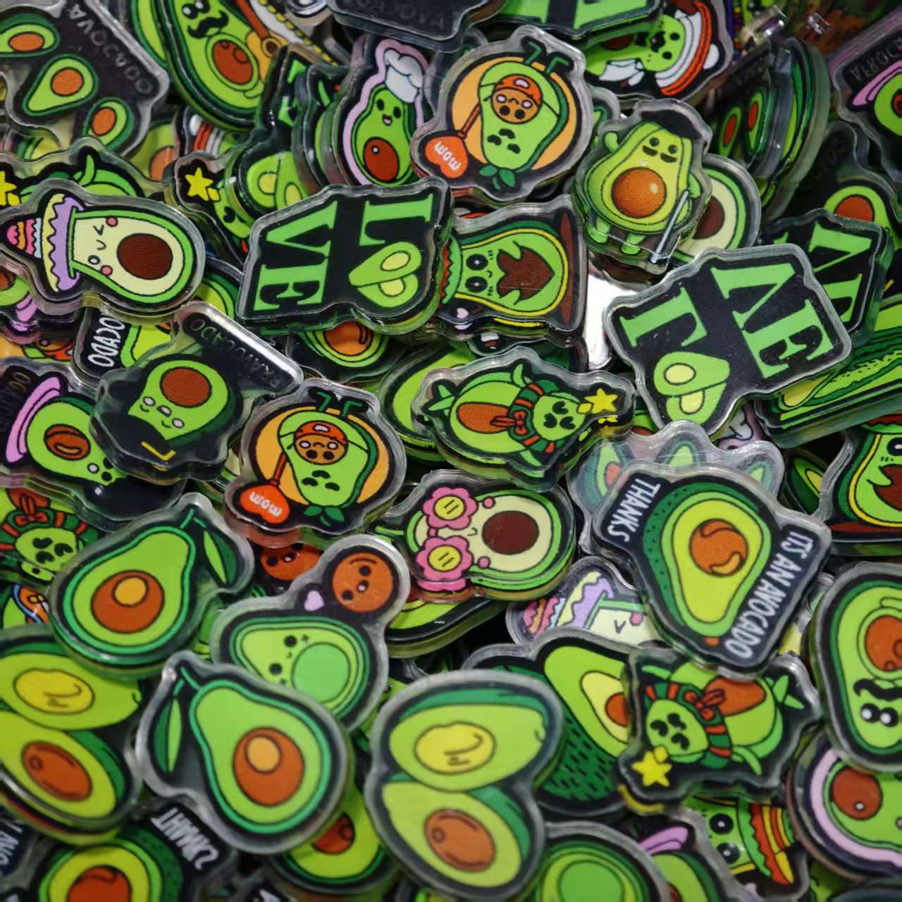 50 Stück/Set Avocado Acrylplat – Phone Accessories Images Bewertung und Preis