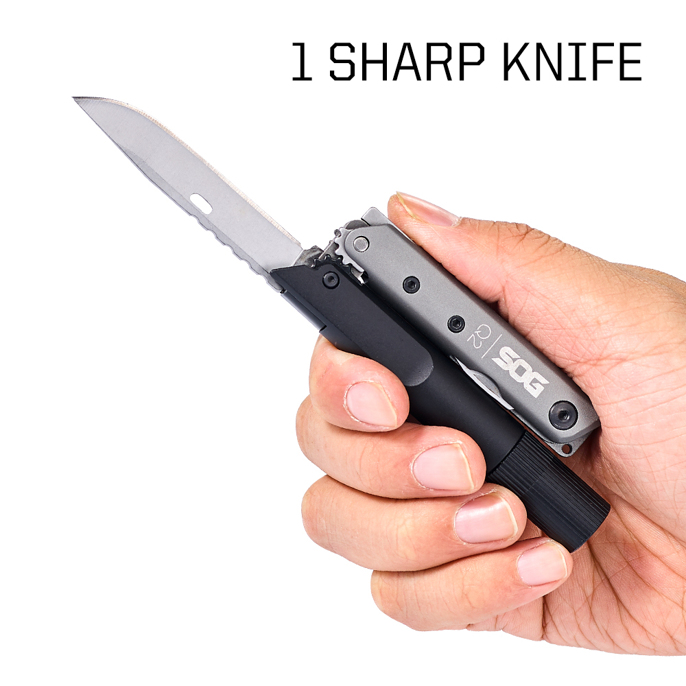 SOG BATON Q2 4-in-1-Multitool- – Led Flash Case Bewertung und Preis