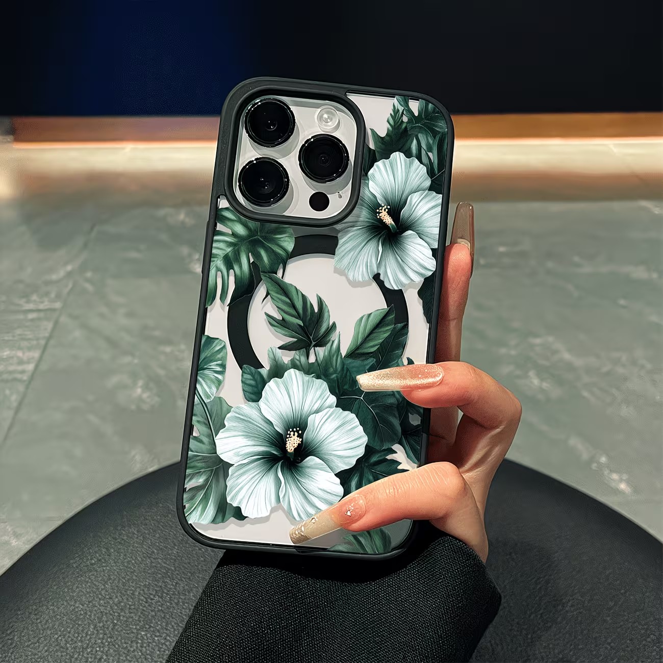 Grüne Blumenmuster Handyhülle  – Phone Accessories List Bewertung und Preis