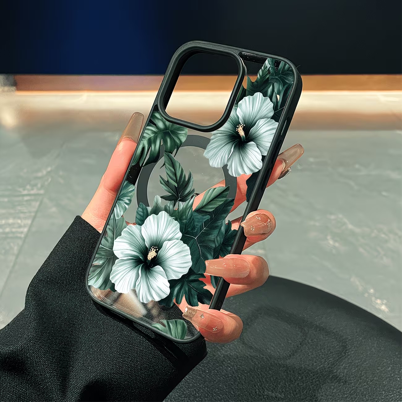 Grüne Blumenmuster Handyhülle  – Phone Accessories List Bewertung und Preis