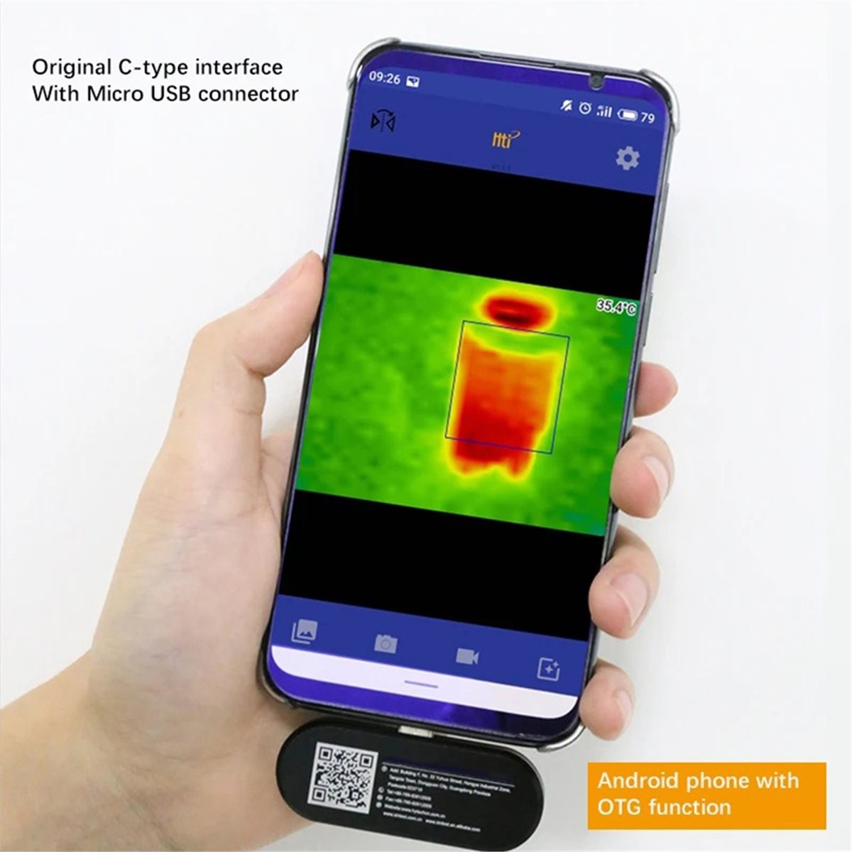 Dynamische mobile Wärmebildkam – Phone Accessories Images Bewertung und Preis